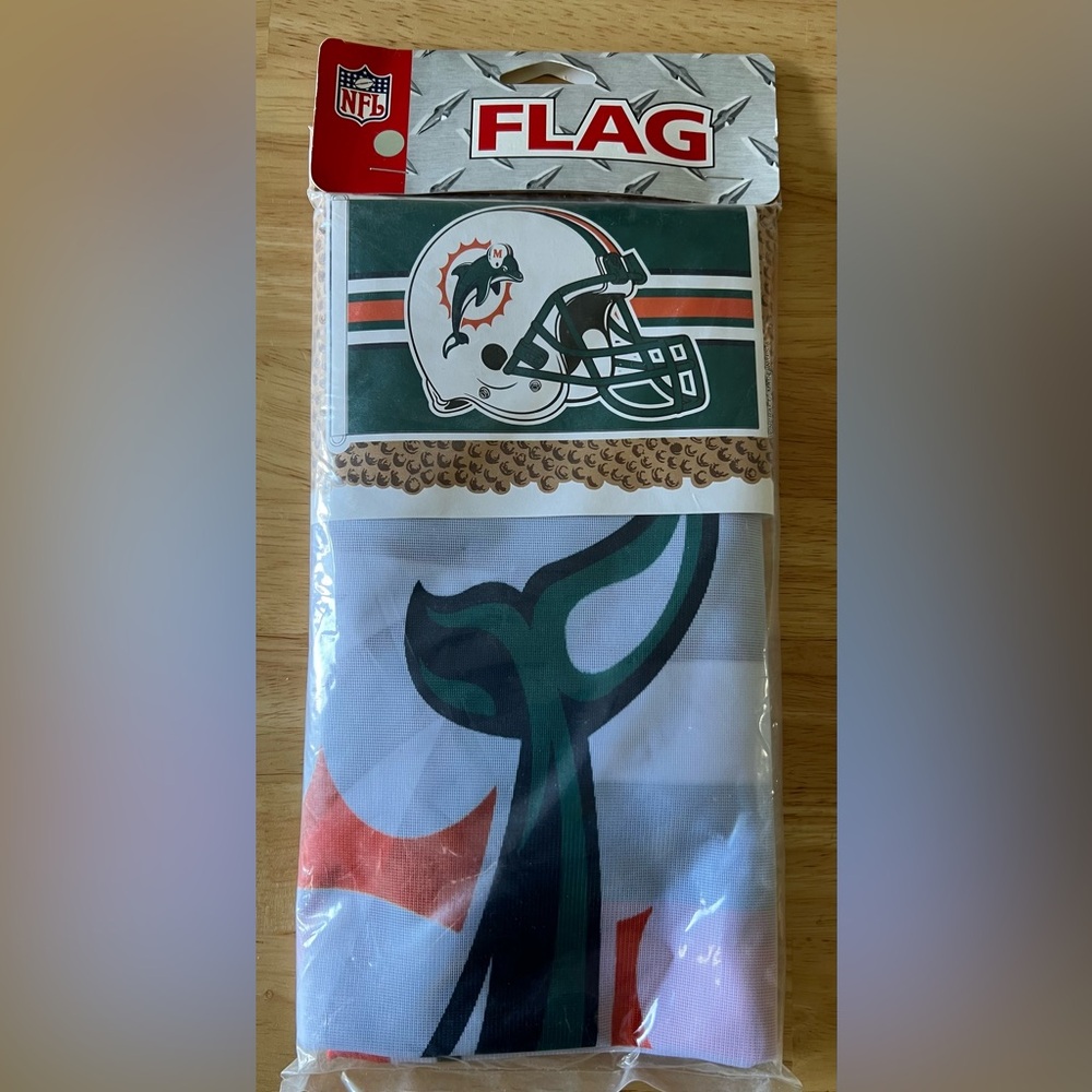 🏈 🐬 NFL Miami Dolphins 3’ x 5’ Flag
